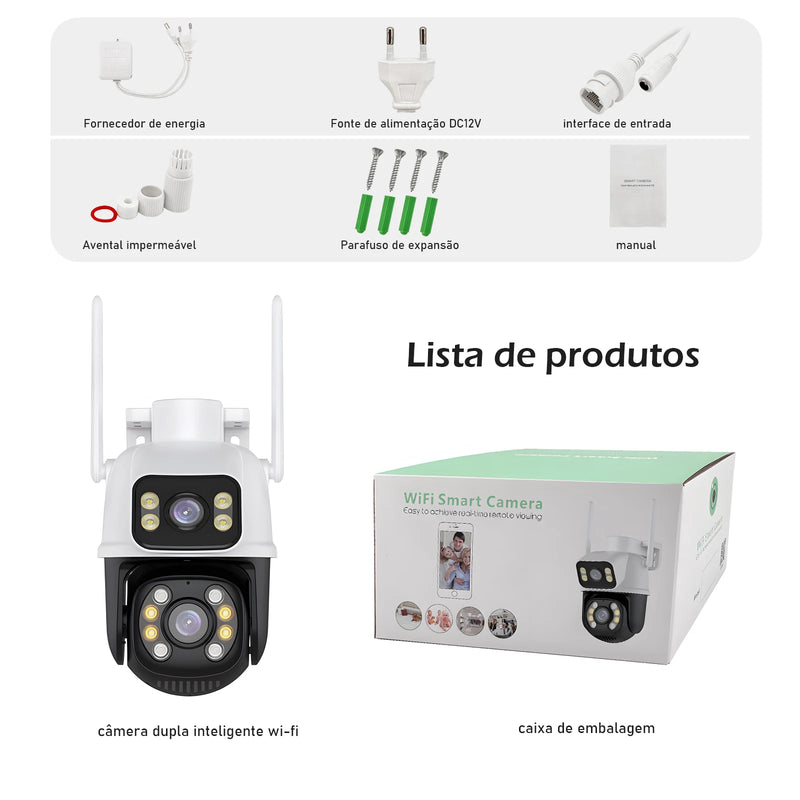Artron Câmera 4K 360° Wi-Fi