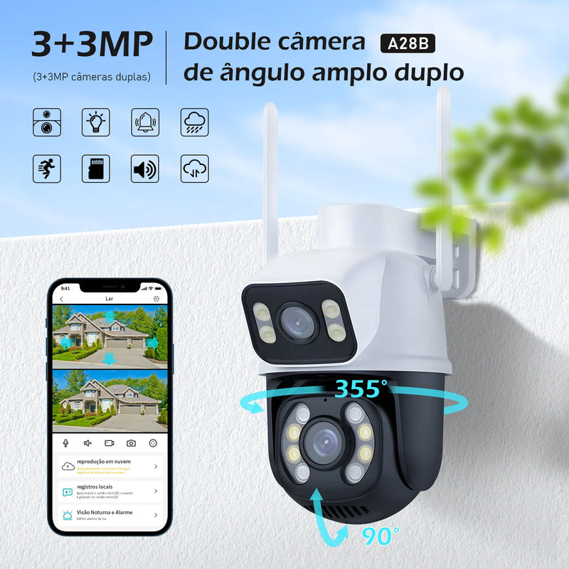 Artron Câmera 4K 360° Wi-Fi