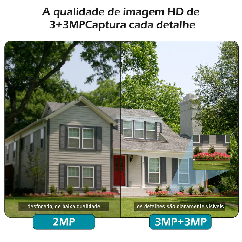 Artron Câmera 4K 360° Wi-Fi
